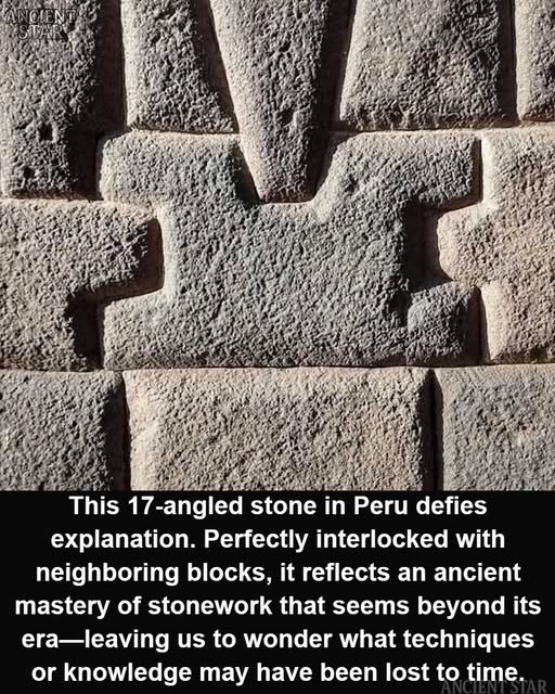 Multi-Angled Peruvian Stone Block