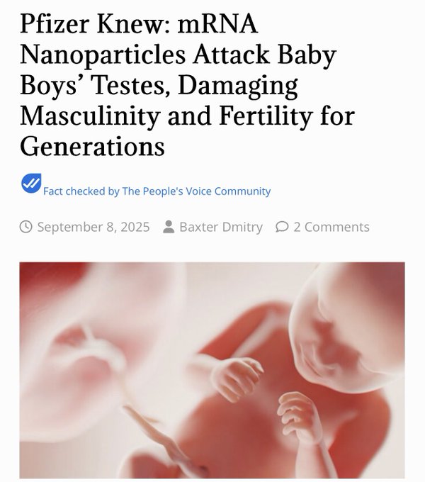 Pfizer Knew Jab Damages Reproductive Organs