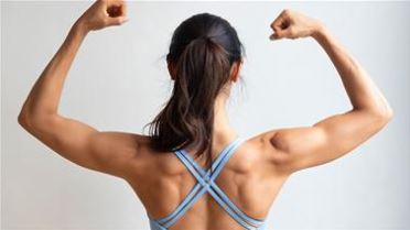 Woman Flexing