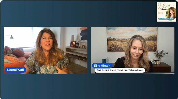 Naomi Wolf and Ellie Hirsch