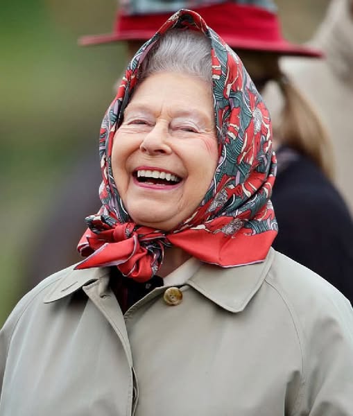 Queen Elizabeth II Laughing