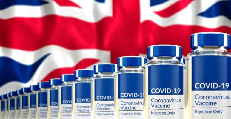Covid Vials Union Jack