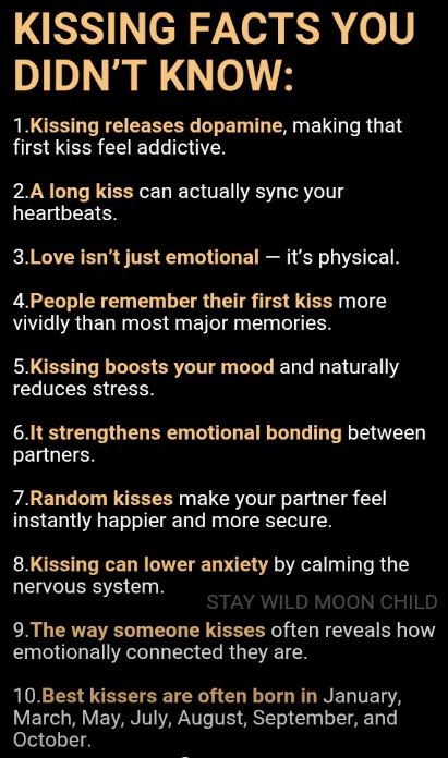 Kissing Facts