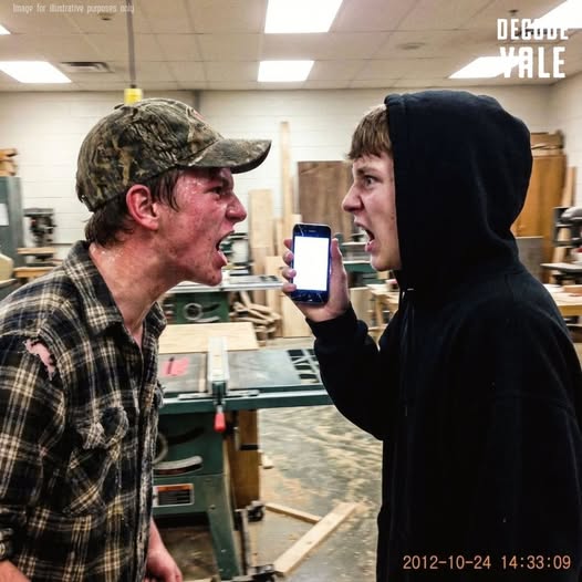 Two Arguing In Trade Class