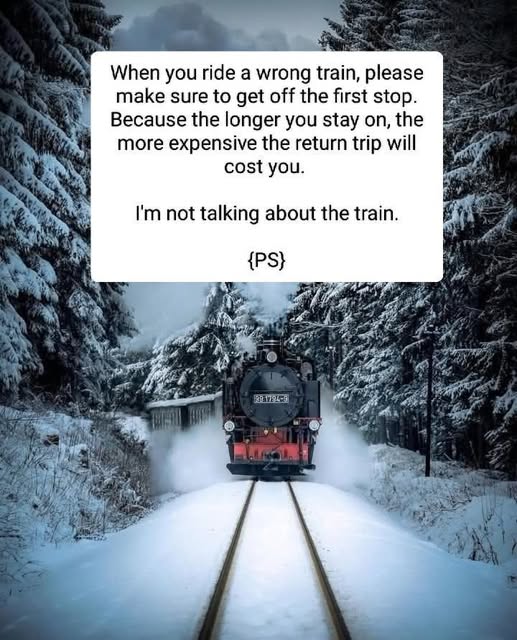 Get Off At The First Stop