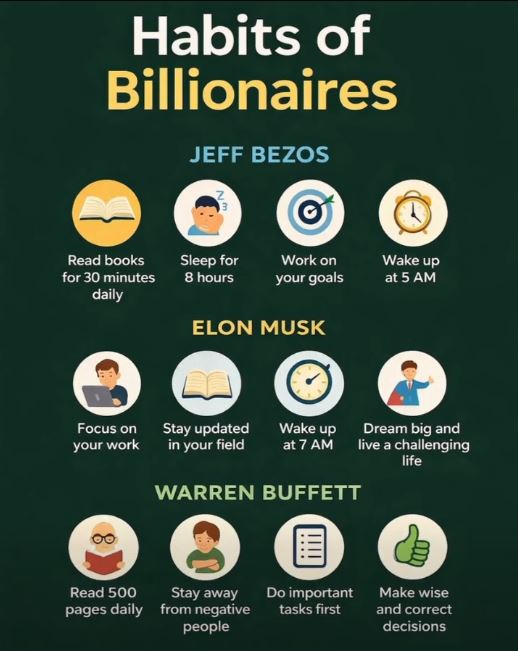 Lifestyle Habits of Billionaires