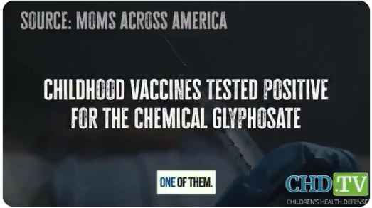 Vaccines Contain Glyphosate