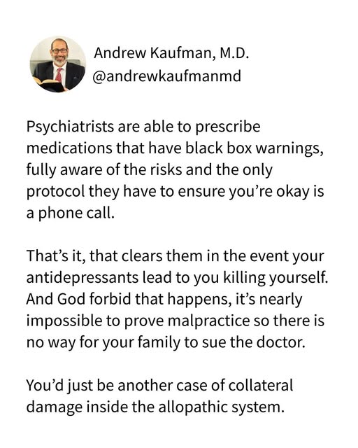 Andrew Kaufman On Psychiatric Drugging
