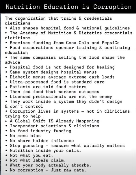 Nutrition Education Is Corruption