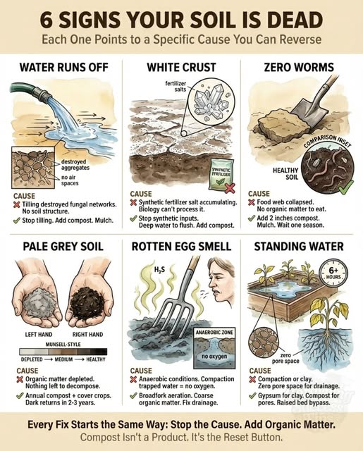 Indicators of Dead Soil