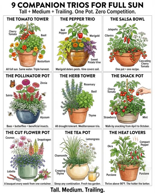 Companions In Pots