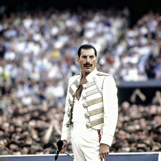 Freddy Mercury On Stage
