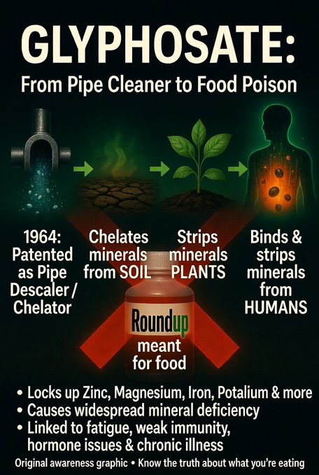 Glyphosate - Pipe Cleaner To Food Poison