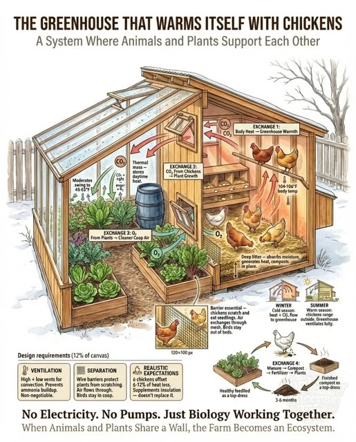Greenhouse Chicken Coop