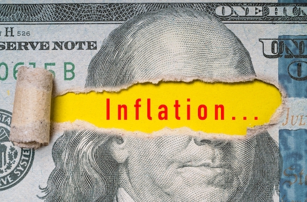 Inflation Destroying A Ben Franklin Bank Note