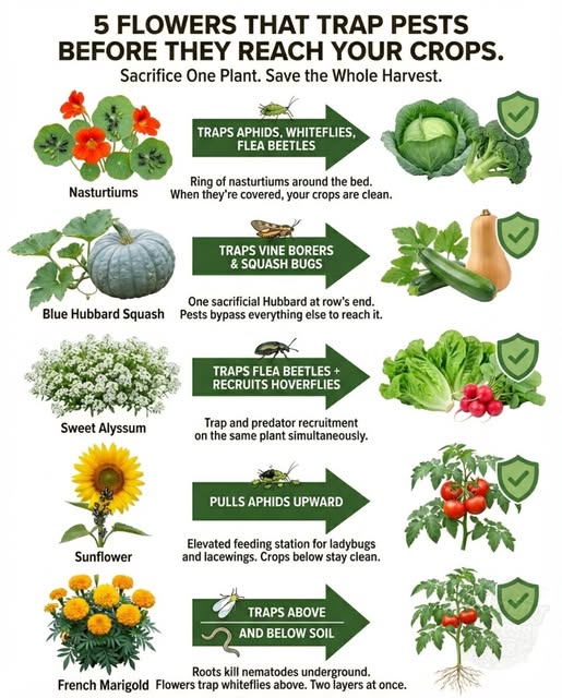 Pest Traps - Sacrificial Plants