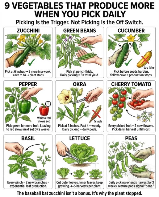 Pick These Veggies Daily