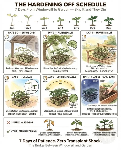 Seedling Tray To Garden Bed