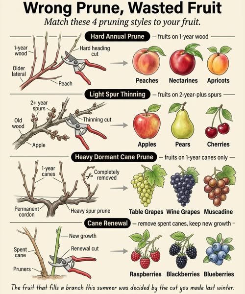 Wrong Prune = Reduced Harvest