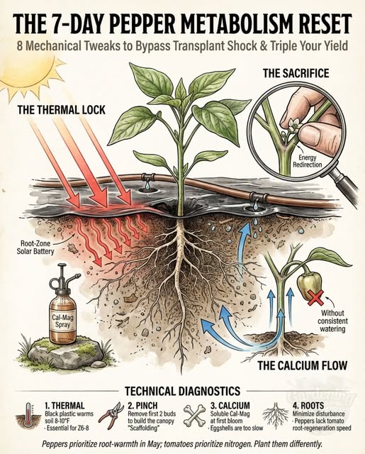 Capsicum Transplant Tips
