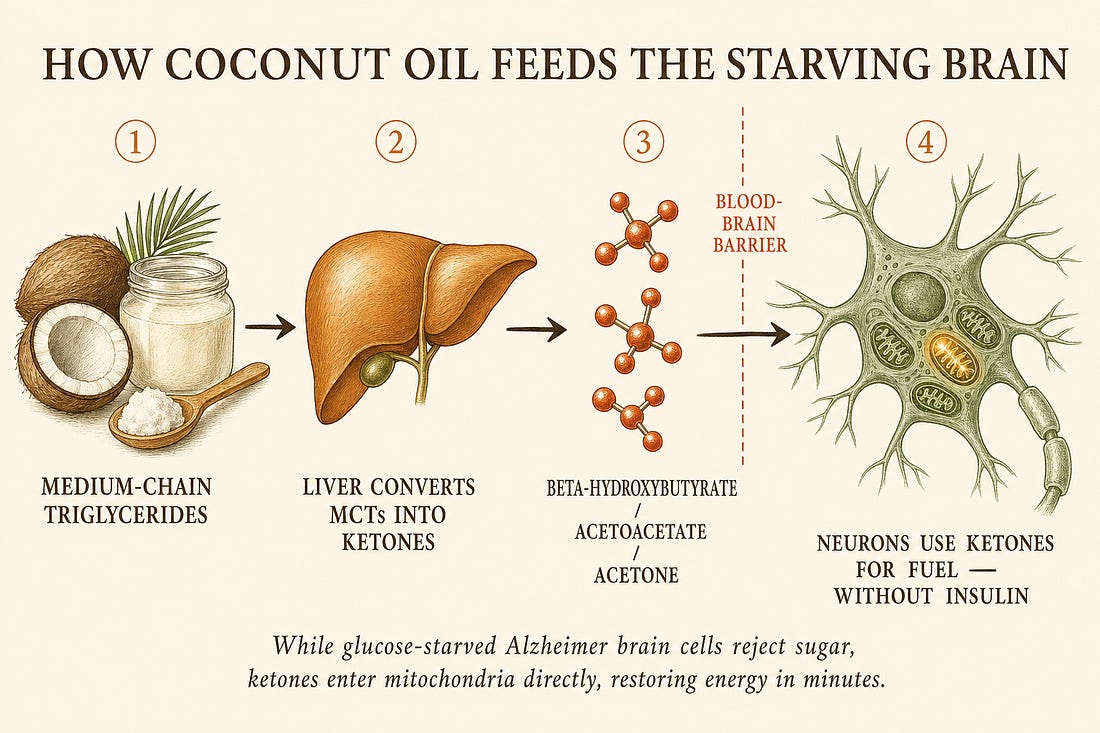 Coconut Oil Feeds Brain