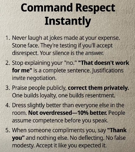 Command Respect