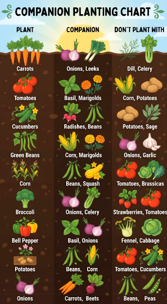 Companion Planting Chart