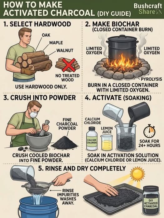 How To Make Activated Charcoal