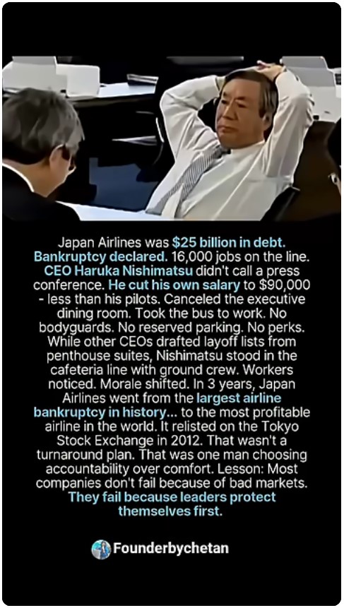 JAL CEO Leads From The Front