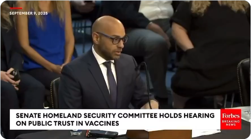 US Senate Hearing On Vaccines