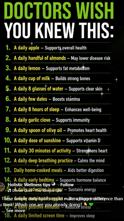 A Daily Checklist