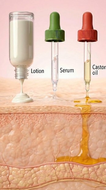 Castor Oil vs Lotions and Serums