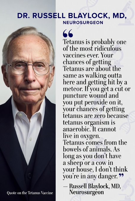 Dr Russell Blaycock on Tetanus