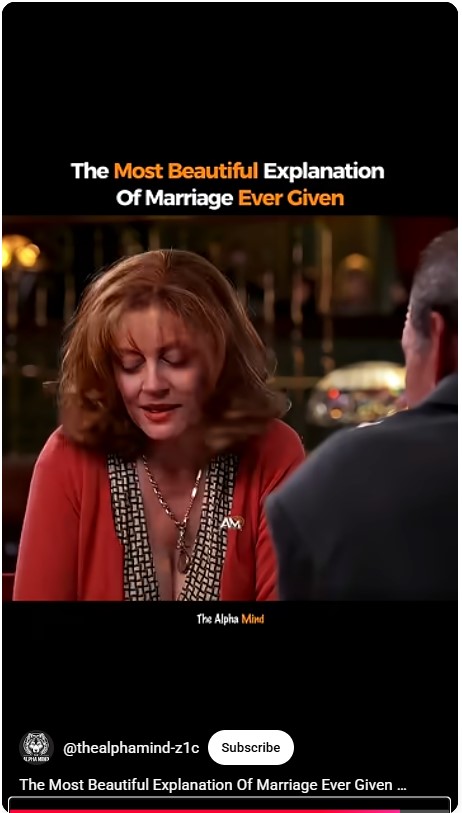 The Most Beautiful Explanation Of Marriage Ever Given