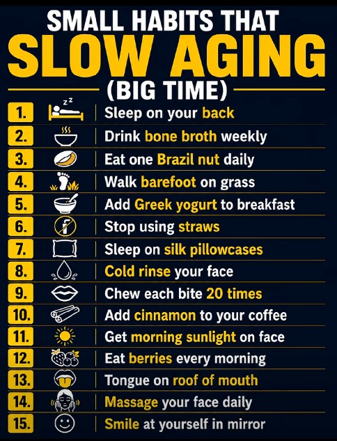 Small Habits That Slow Aging