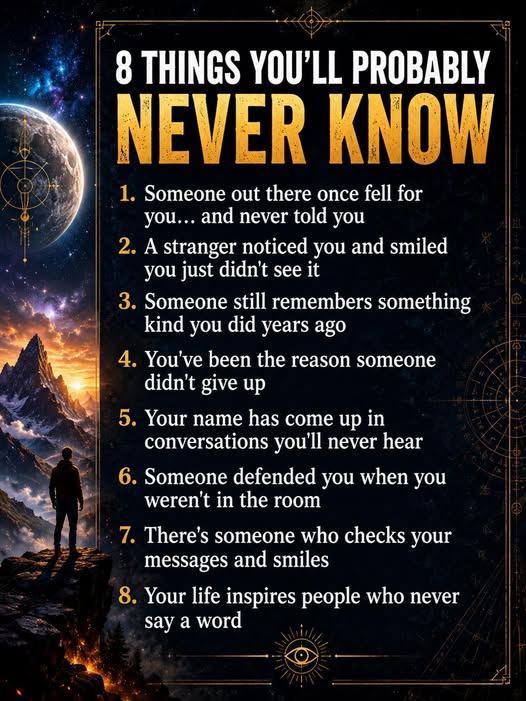 Things You Will Never Know