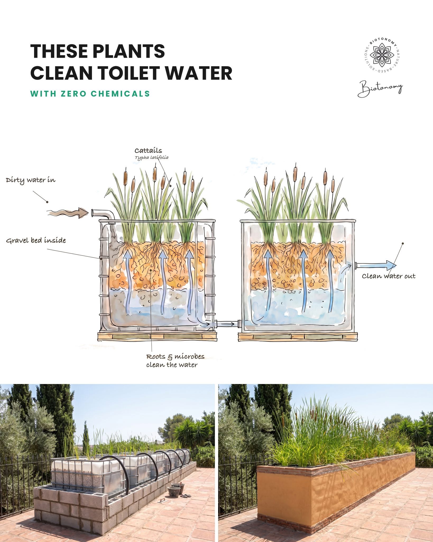 Cattails Clean Waste Water