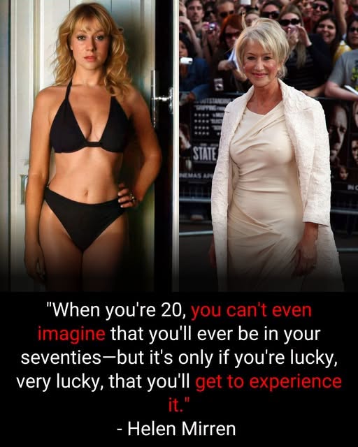 Helen Mirren On Aging
