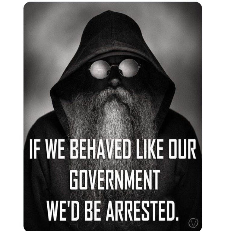 If We Behaved Like Our Government