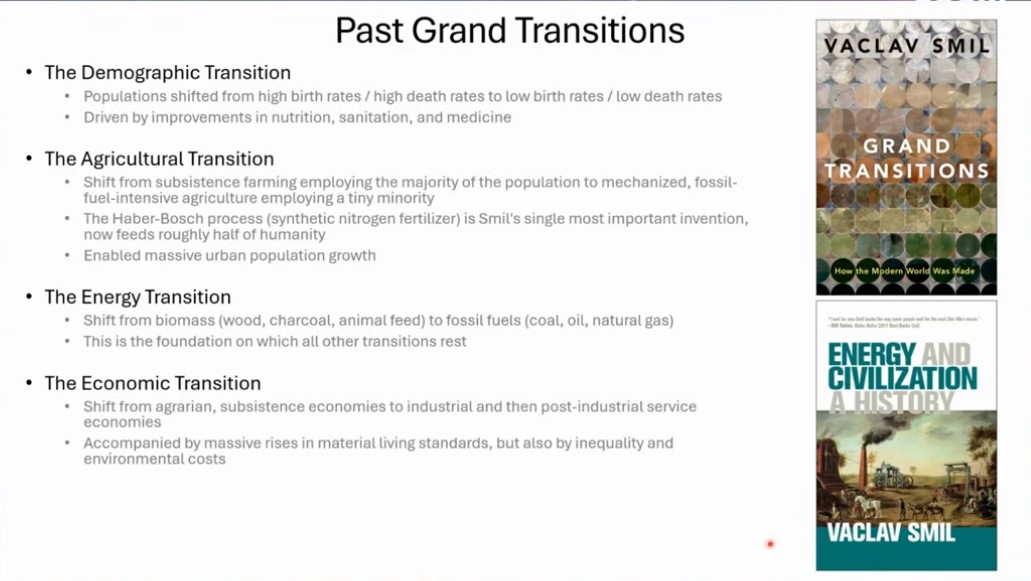 Past Grand Transitions