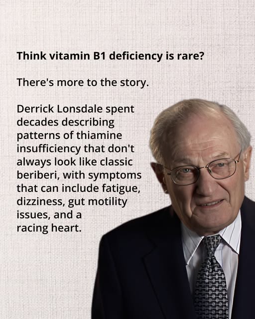 Unrecognized B1 Deficiency Symptoms