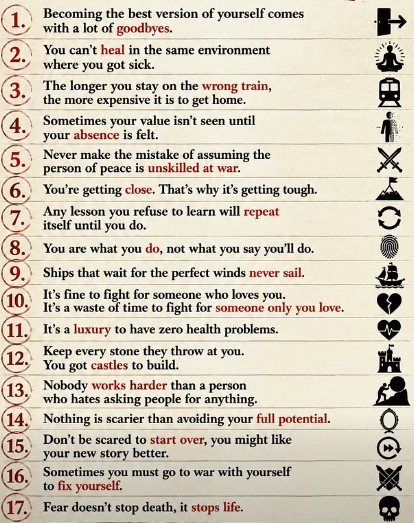 17 Thoughts