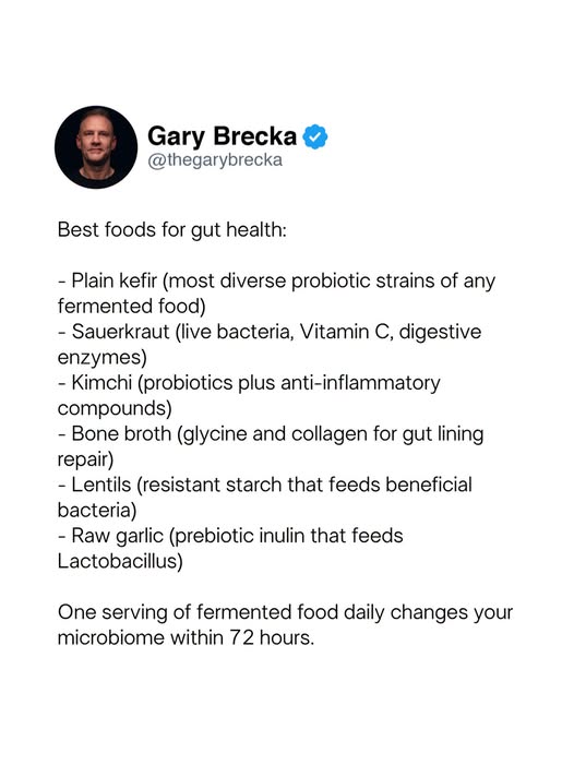 Gary Brecka - Best Foods For Gut Health
