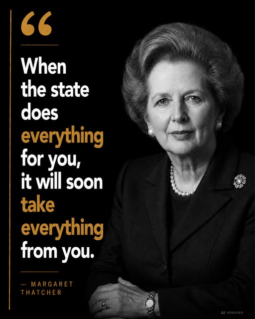 Margaret Thatcher On Statism