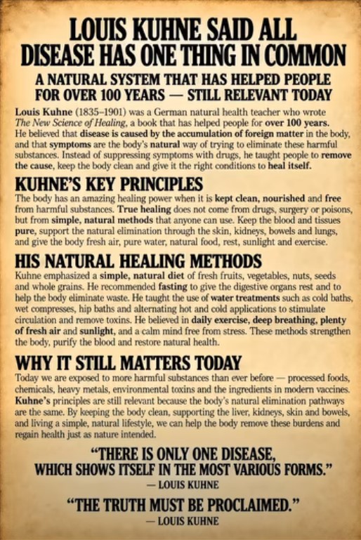 Louis Kuhne Said