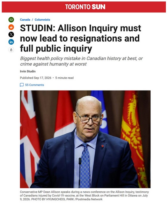 Toronto Sun Capitulates on COVID-19 Vaccines — And That Could Change Everything