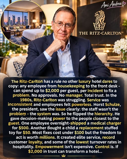 Horst Shulze Empowers Ritz-Carlton Employees