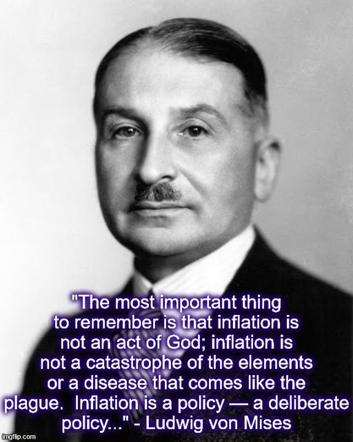 Inflation Is Not An Act Of God
