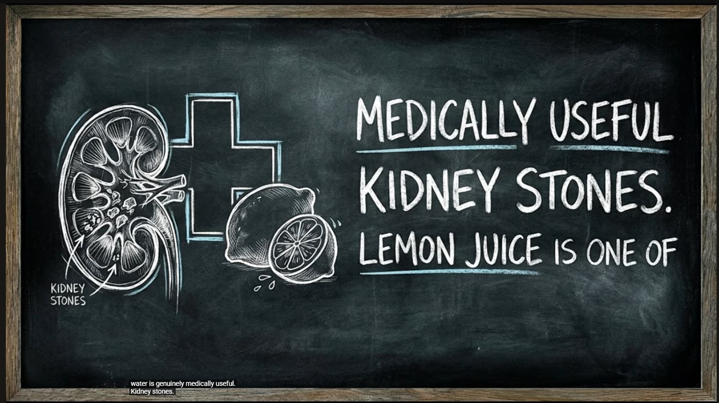 Lemon Juice and Kidney Stones