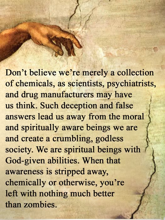 You Are Not Just Chemicals